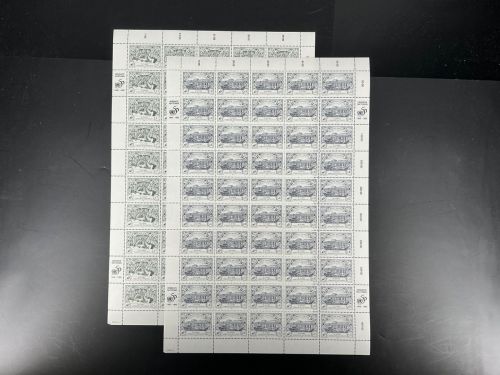 UNO Wien 50er Bögen MiNr. 186-187 A postfrisch 50 Jahre UNO