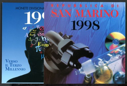 San Marino Kursmünzsatz/ KMS 1998 mit 10 - 5000 Lire ST