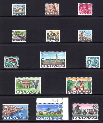 Kenia Lot aus 1963-1971 postfrisch