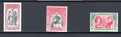 Bahawalpur Lot aus 1947-1949 postfrisch