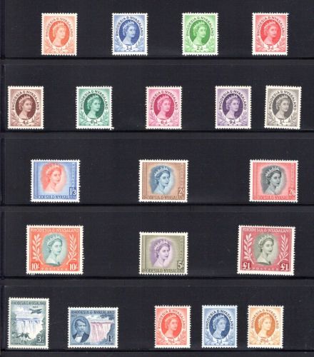 Rhodesien & Nyassaland Lot aus 1947-1949 postfrisch