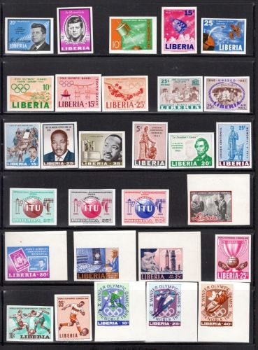 Liberia Lot aus 1963-1970 postfrisch