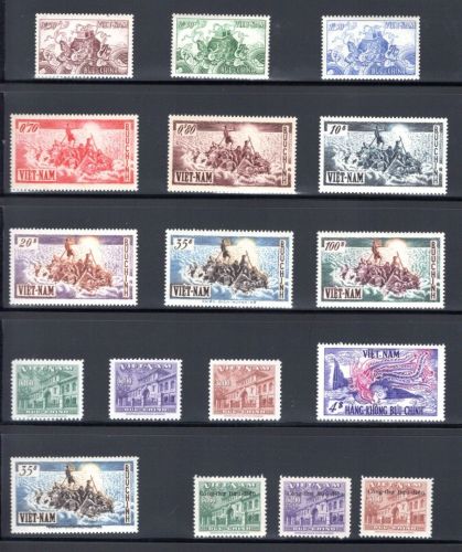 Vietnam Süd Lot aus 1955-1956 postfrisch