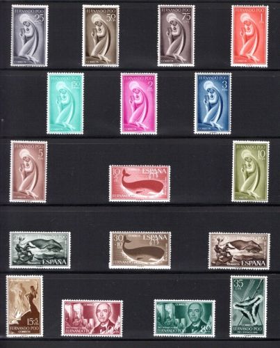 Franando Po Lot aus 1960-1968 postfrisch