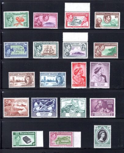 Pitcairn Lot aus 1940-1977 postfrisch