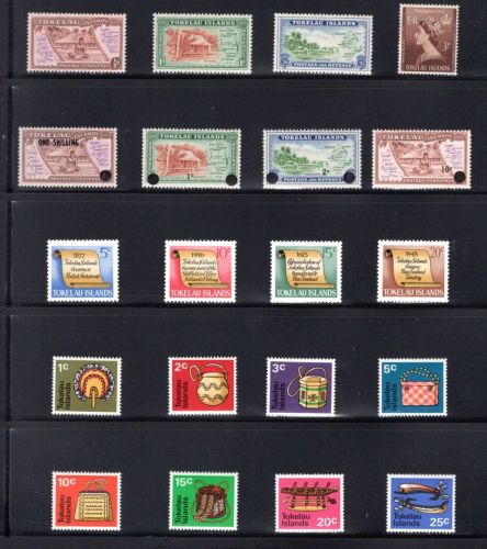 Tokelau Lot aus 1948-1987 postfrisch