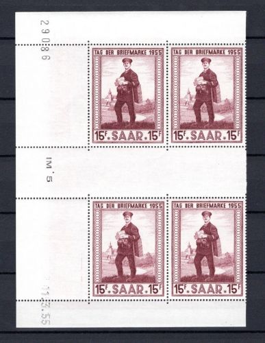 Saarland MiNr. 361 Br + ZS postfrisch