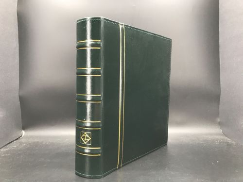 Leuchtturm Ringbinder Grün Optima Classic neuwertig