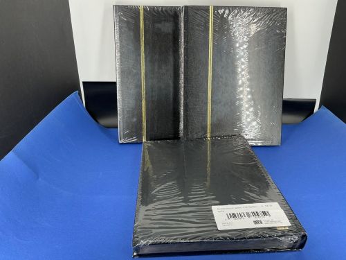 3x Safe Einsteckbuch Schwarz 32 schwarze Seiten DinA4 Neu