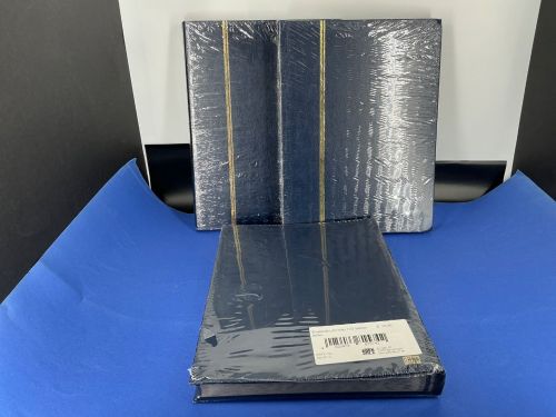 3x Safe Einsteckbuch Blau 32 schwarze Seiten DinA4 Neu