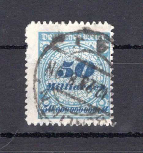 Deutsches Reich Infla MiNr. 330 B gestempelt Fotoattest Fleiner