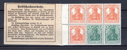 Deutsches Reich H-Blatt MiNr. 20 ab A postfrisch Fotobefund Oechsner