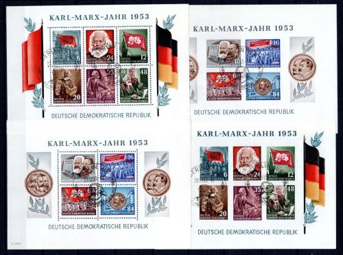 DDR MiNr. Block 8-9 Y I A+B Sonderstempel gepr. König