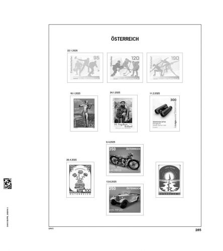 DAVO Österreich Vordrucke Luxus 2025 DV7255 Neuware