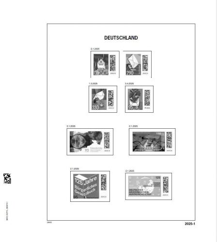 DAVO Deutschland Vordrucke Luxus 2025 DV3255 Neuware