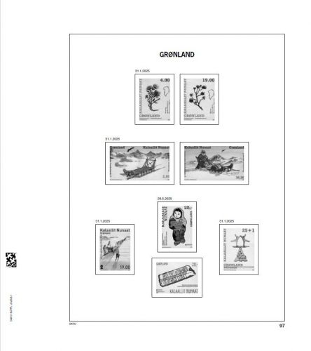 DAVO Grönland Vordrucke Luxus 2025 DV5455 Neuware