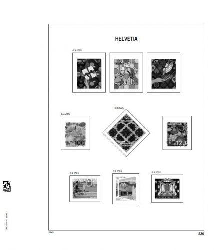 DAVO Schweiz Vordrucke Luxus 2025 DV9755 Neuware