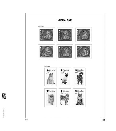 DAVO Gibraltar Vordrucke Luxus 2025 DV5155 Neuware