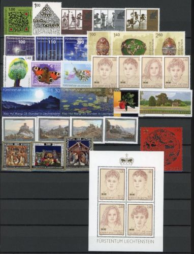 Liechtenstein Jahrgang 2011 postfrisch