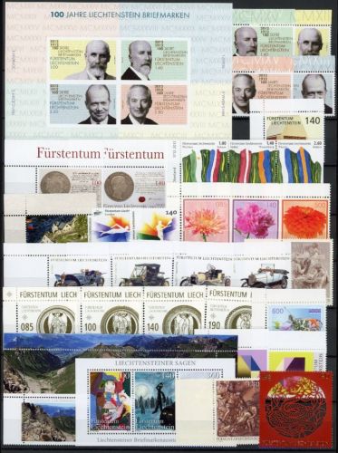 Liechtenstein Jahrgang 2012 postfrisch