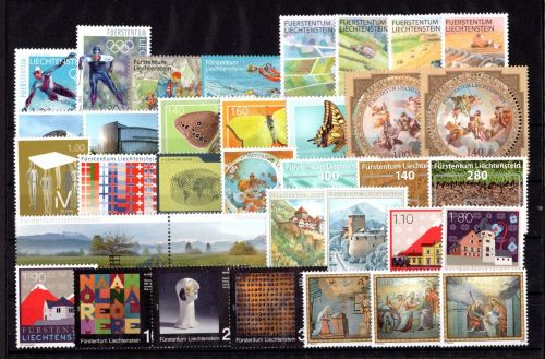 Liechtenstein Jahrgang 2010 postfrisch
