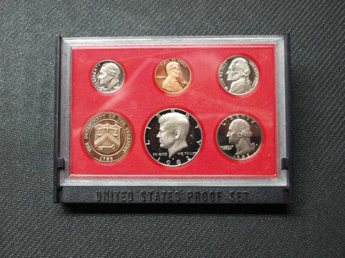 USA 1982 KMS 1 Cent - 1/2 Dollar Proof Set/ PP