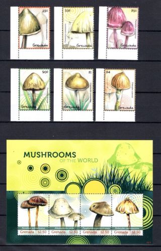 Grenada MiNr. 6129-6138 postfrisch Pilze