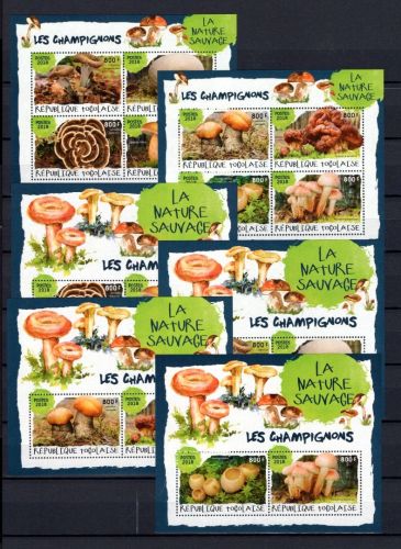 Togo MiNr. 9146-9153 + Block 1613-1616 postfrisch Pilze
