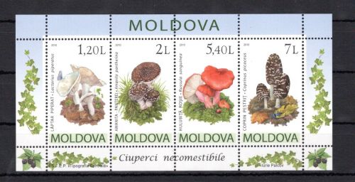 Moldawien MiNr. Block 49 postfrisch Pilze