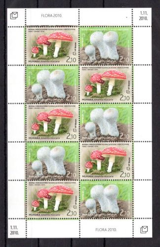 Bosnien Herzigowina Mostar MiNr. 303-304 postfrisch Kleinbogen, Pilze