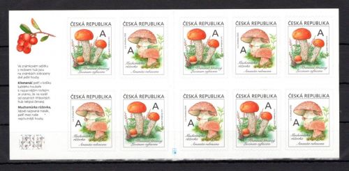 Tschechische Republik Markenheftchen MiNr. MH 201 postfrisch Pilze