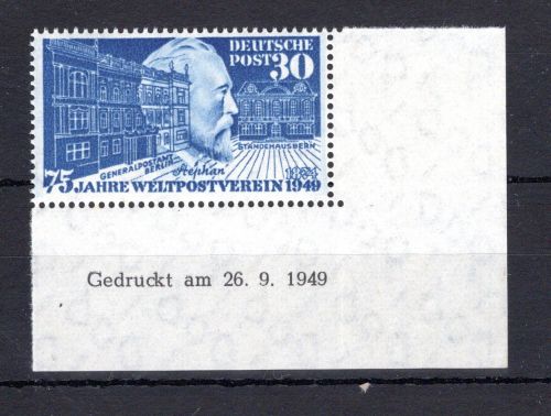 Bund MiNr. 116 Br u postfrisch 26.9.1949