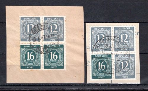 Gemeinschaftsausgaben MiNr. W 158 / S 294 Briefstück