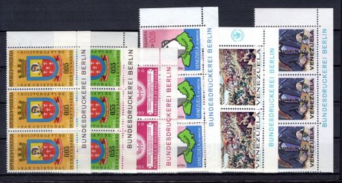 Venezuela MiNr. 1847 ff postfrisch 2er Eckrand, Bundesdruckerei Berlin