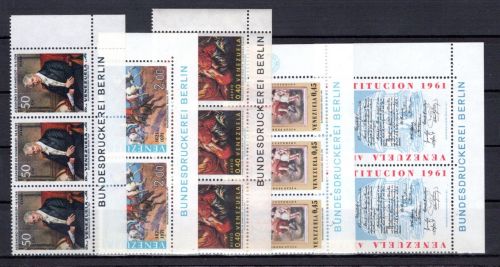 Venezuela MiNr. 1874 ff postfrisch 2er Eckrand, Bundesdruckerei Berlin