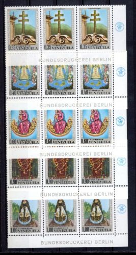Venezuela MiNr. 1848-1852 postfrisch 3er Eckrand, Bundesdruckerei Berlin