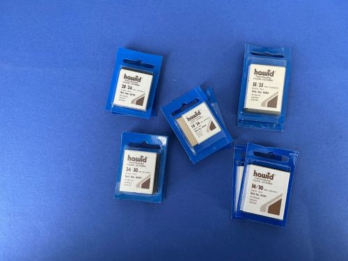 Hawid Klemmtaschen-Zuschnitte Schwarz 10 Packungen- Restposten! Neu