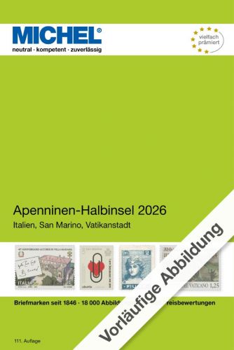Michel Katalog Apenninen-Halbinsel 2026 (E 5) 6083-1 Neu