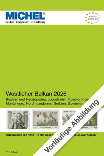 Michel Katalog Westlicher Balkan 2026 (E 6) 6083-2 Neu