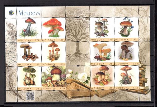 Moldawien person. Marken MiNr. 935 postfrisch Kleinbogen Pilze