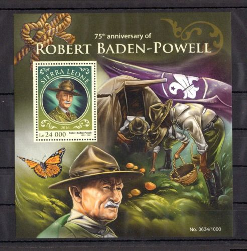 Sierra Leone MiNr. Block 925 postfrisch Pfadfinder, Baden Powell