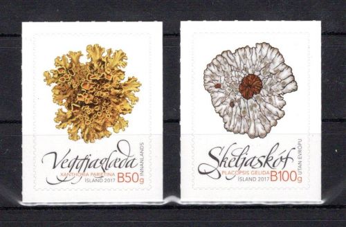 Island MiNr. 1535-1536 postfrisch Flechten