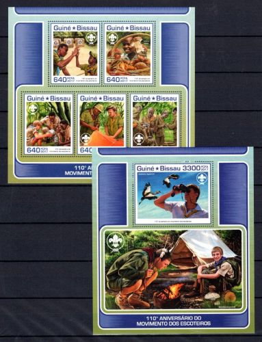 Guinea Bissau MiNr. 9440-9444 postfrisch Pilze