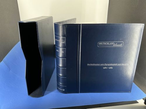 DP Deutschland klassik Ringbinder/Kassette/Vordruck Bund 1980-89 neuwertig