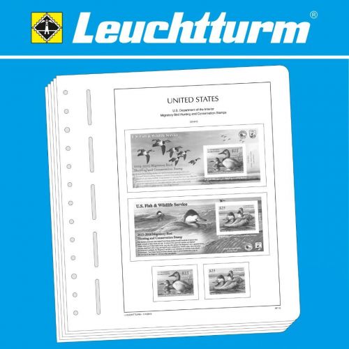 Leuchtturm USA Jagdscheingebührenmarke DUCK STAMPS 2025 Vordrucke SF 100456 Neu