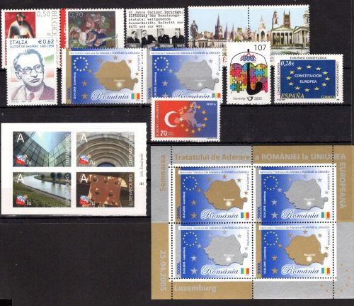 CEPT Mitläufer Jahrgang 2005 kpl. postfrisch