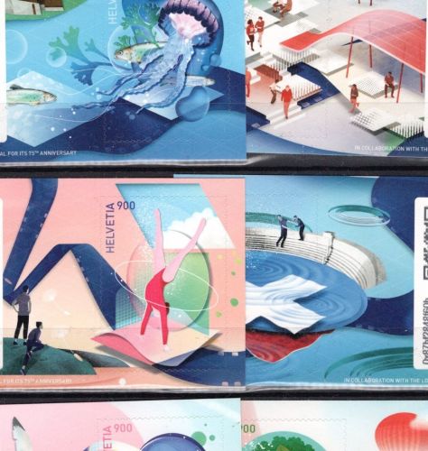 Schweiz Cryp.stamp-Satz 2022 MiNr. Block 83-92 (10 Stück) postfrisch