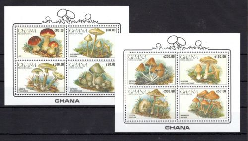 Ghana MiNr. Block 164-165 postfrisch Pilze