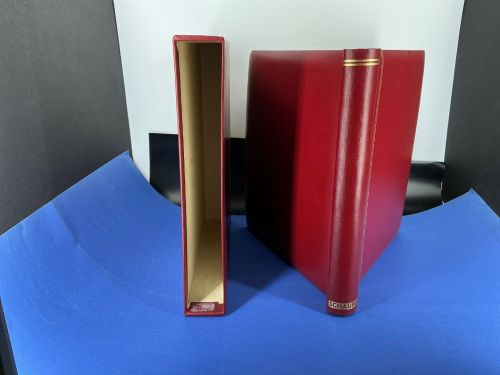 Schaubek Klemmbinder/ Kassette Rot neuwertig