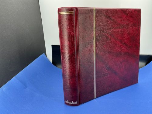 Schaubek Ringbinder o. Kassette Rot neuwertig